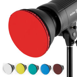 Soft Light Diffuser Sock 7" 180mm 6 Colors Cloth Filter for Bowens Mount Standard Reflector Diffuser Shade Dish Honeycomb Grid