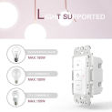 US WiFi Smart Switch Smart Light Dimmer Switches LED Dimmer Wall Panel Support Tuya Smart Life App Alexa Home