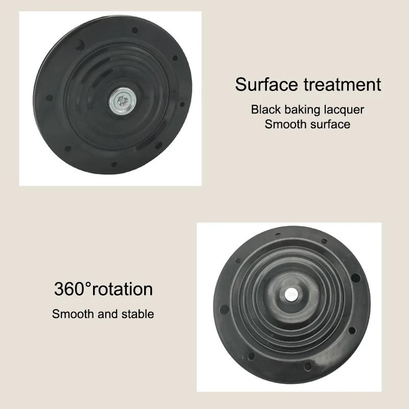 Description Picture 4 of itemHeavy Duty Round Shape Swivel Plate 360 Degrees Rotating Turntable Bearing Plate Display Stand Furniture Hardware Full Beads