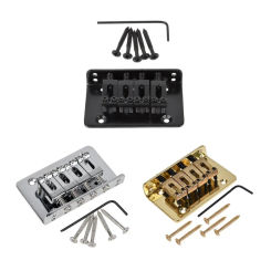 3 Colors 4 String Fixed Hardtail Bridge For Mandolin Ukulele Cigar Box Guitar