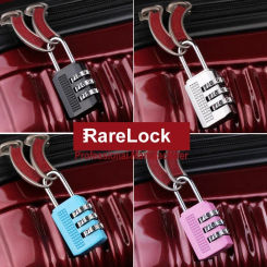 Combination Padlock 4 Color Travel Bag Backpack Gym Cabinet School Locker Jewelry Box Password Lock Rarelock MS522 i