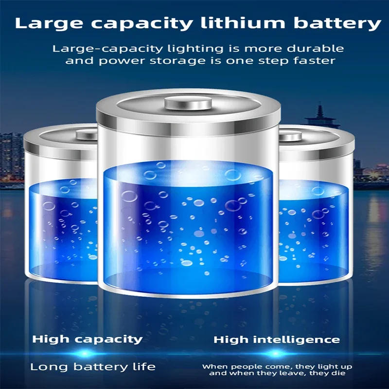 Description Picture 4 of item1~3Pack Solar Lights Outdoor 7LED Adjustable Spotlight In-Ground Waterproof Wall Lamp for Home Garden Lawn Yard Decoration