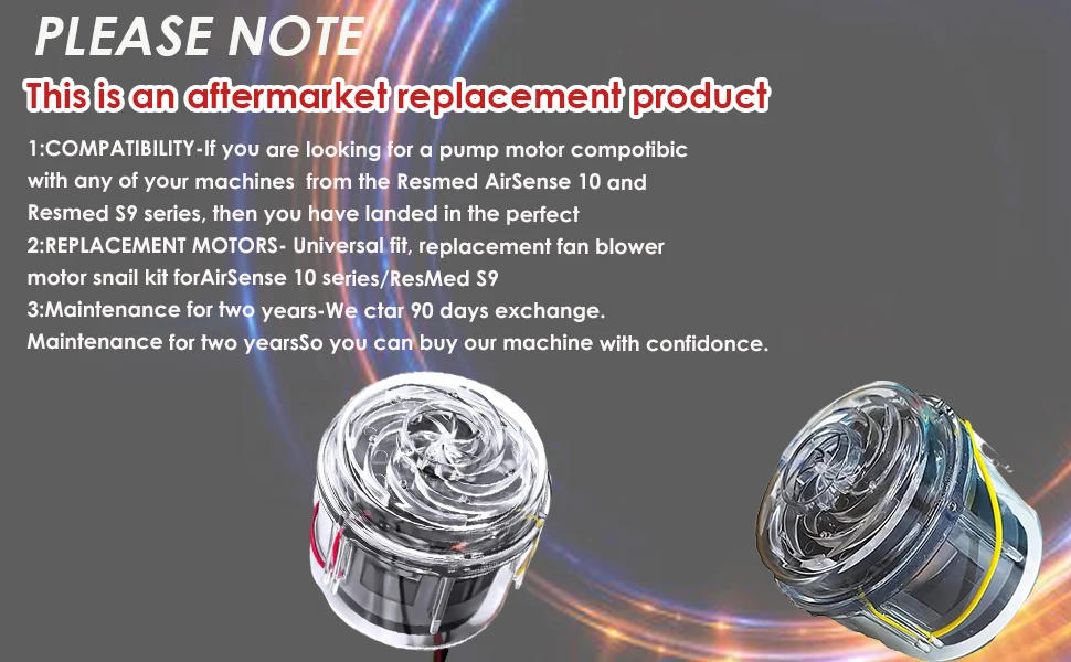 Description Picture 6 of itemFor ResMed S10\ S9 Motor Repair Replacement Resmed S9