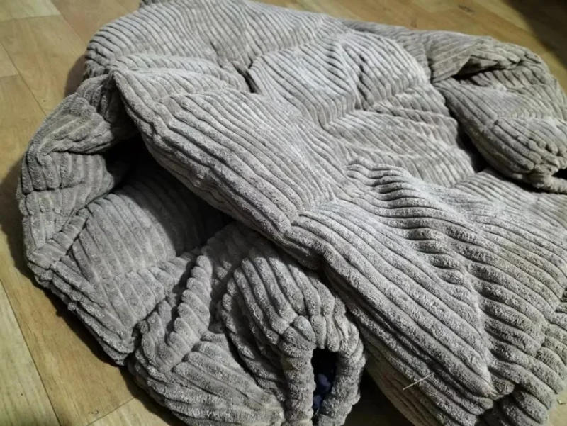 Description Picture 2 of itemWinter Men Clothing Thick Warm Corduroy Puffer Jacket Parka Vintage Casual Loose Stand Collar Zipper Cotton-padded Coat