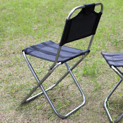 Folding Chair Aluminum Alloy Stool Ultralight Portable Stools Adults Foldable Outdoor Fishing Travel Collapsible Camping Picnic