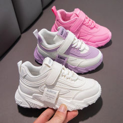 Kids Sports Shoes for Girls Boys Children Running Sneakers PU Soft School Casual Shoes Classic Fashion Anti-skid Spring Autumn