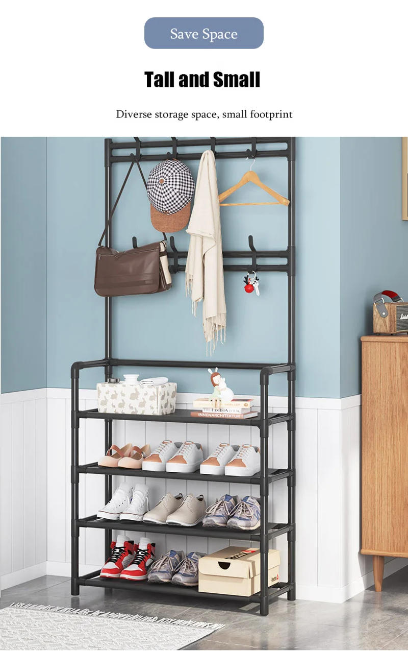 Description Picture 6 of itemCoat Racks for Wall Tissue Hanger Sofas for Living Room Cabinets Headboards Beliefs Folding Wardrobe With Commodes