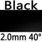 Black 2.0mm H40