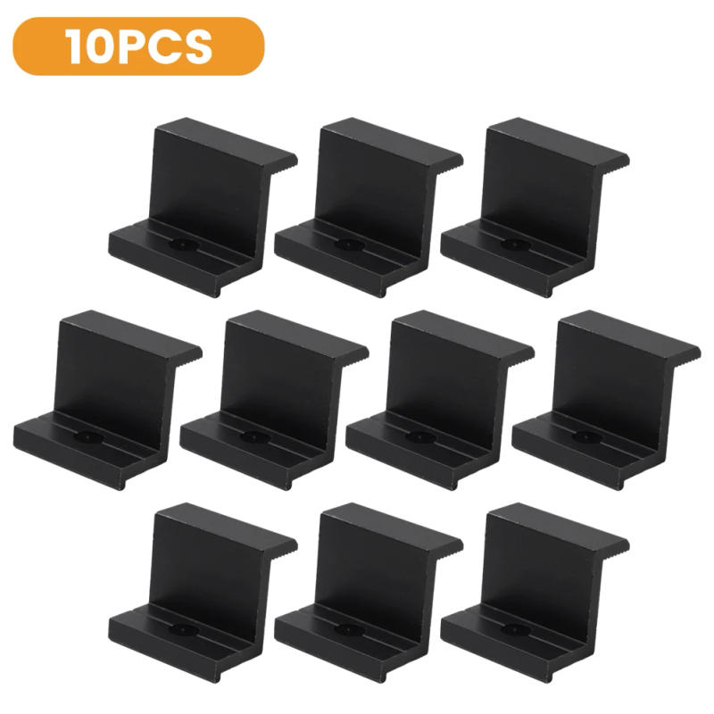 Description Picture 4 of item10pcs PV Solar Panel Mount End Clamp Aluminum Alloy For 30mm,32mm,35mm,40mm Frame Corrosion Resistance PV Solar End Clamp