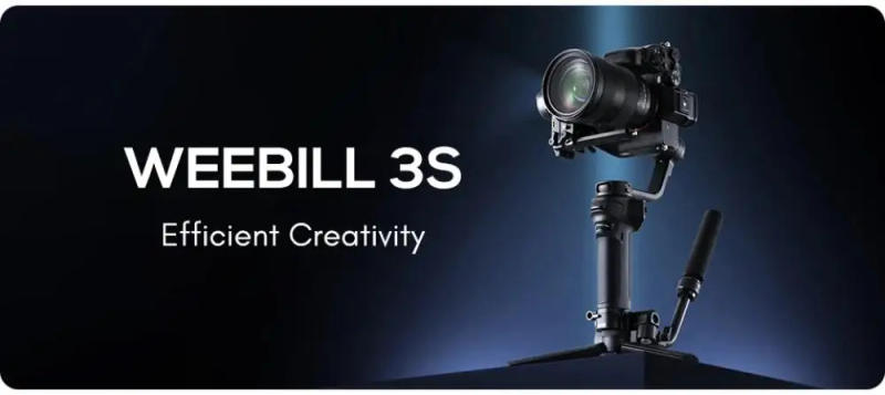 Description Picture 2 of itemZHIYUN Weebill 3S Camera Gimbal Stabilizer 3-Axis Handheld for DSLR Mirrorless Cameras for Sony Canon Panasonic Nikon