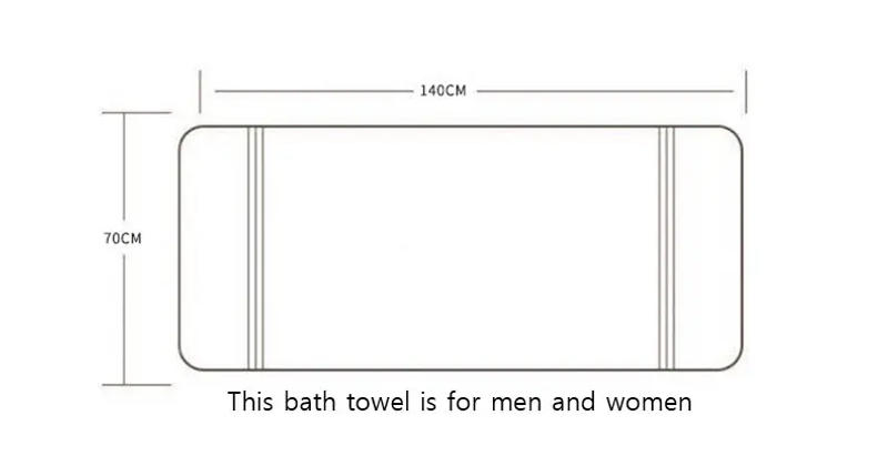 Description Picture 3 of itemHome Bath Towels for The Body Microfiber Towel for Gym Sports Shower Robe for Spa Beath