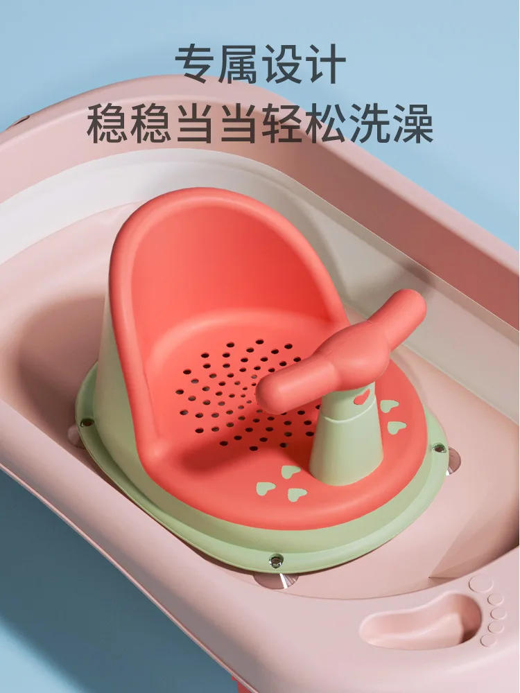 Description Picture 3 of itemBaby Bath Seat Anti-slip with Suction Cup Shower Seat for Newborns Portable Shower Stand Play Seat Growth Accessories for Kids