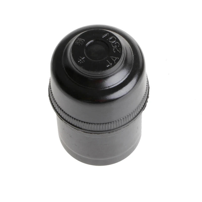 Description Picture 5 of itemSet of 5 Black Plastic Lamp Bases LED Lamp Diode Holders Black E27 Light Bulb Lamp Holder Base Pendant Screw Sockets