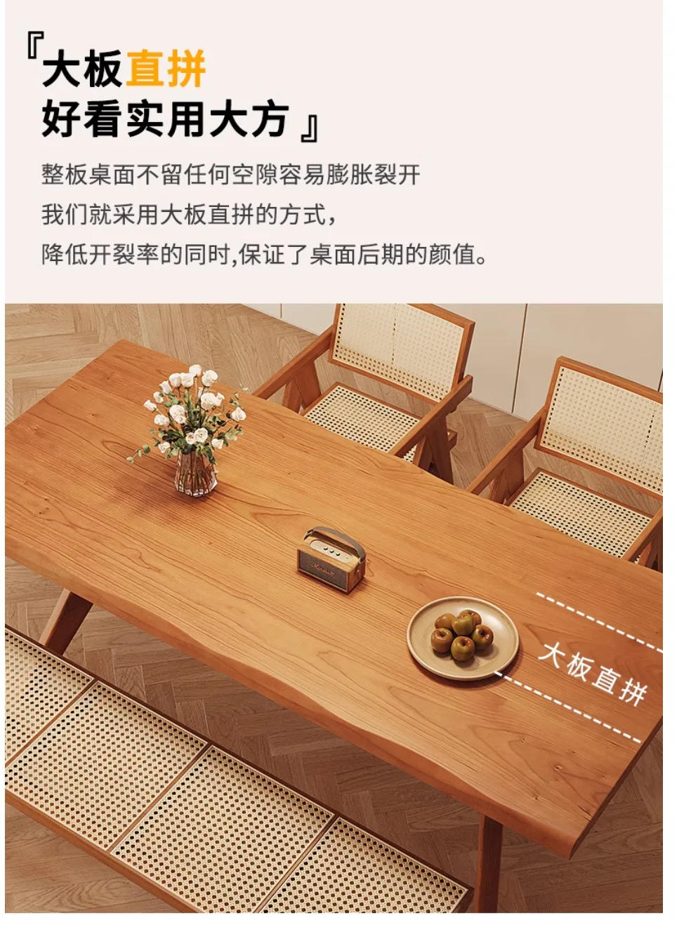 Description Picture 5 of itemNordic Coffee Dining Tables Wooden Office Dinette Wooden Dining Tables Kitchen Living Room Home Furniture Table Basse LLDT