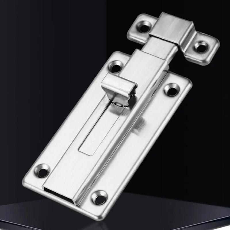 Description Picture 3 of item1Sets Cabinet Hinges Self-elastic Latch Furniture Supplies Hardware Security Bolt Latch Anti-theft Stainless steel