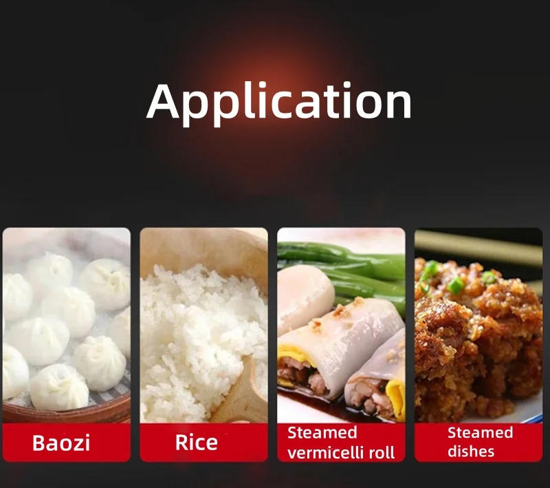 Description Picture 4 of itemFactory Price Food Steamer For Steamed Stuffed Bun/steamed Bread Oven Momo Steamer Restaurant