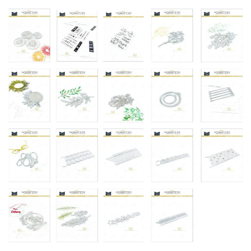 Description Picture 2 of itemScrapbooking Decorations 2024 Clear Stamps and Metal Cutting Dies Sets Diy Christmas Gift Box Card Album Embossing Template