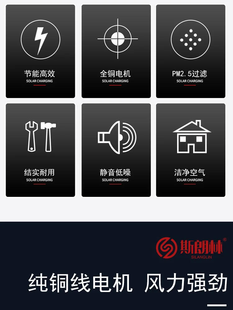 Description Picture 4 of itemCustomized Silent Blower, Fresh Air System, Ventilator, Commercial Exhaust Fan, Household Purification Fresh Air Fan PM2.5