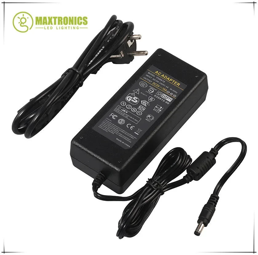 Description Picture 4 of item5V 10A 50W LED Power Supply DC5V Lighting Transformer For WS2812B WS2811 LPD8806 WS2801 LED Strip Light / Modules Lamp