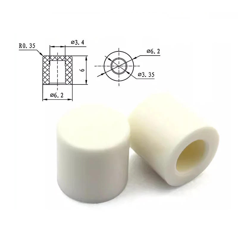 Description Picture 3 of item50Pcs A56 Plastic Cap 6x6mm Tactile Push Button Switch Hat Cover Kit for 6*6mm Switch Red Black Blue Green White Grey Yellow