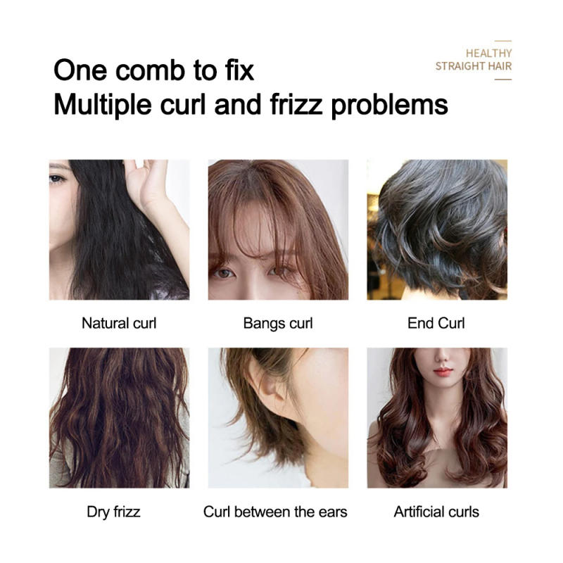 Description Picture 4 of itemHair Straightening Cream And Comb Set Repair Hair Salons Frizz Hair Protein Smooth Care Softener Multifunctional Hair Care Tools