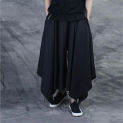 Men Super Loose Casual Large Elegant Ultrawide Couple Simple Original Design Bottoms Wide Leg Stage Skirt Pants Personality