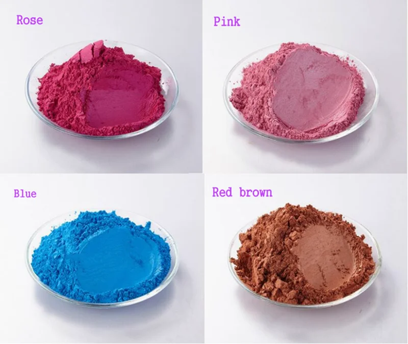 Description Picture 2 of item(50grams/Bag)Nail Art Pearlescent Powder Pearl/Mica Effect Pigment DIY Eyeshadow Makeup Glitter Dust Epoxy Resin Car Paint Toner