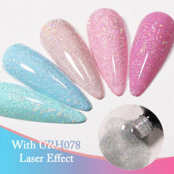 UR SUGAR 7ml Laser Silver Chameleon Gel Nail Polish Semi-permanent Soak Off UV LED Gel Varnishes All For Manicure Nails Art