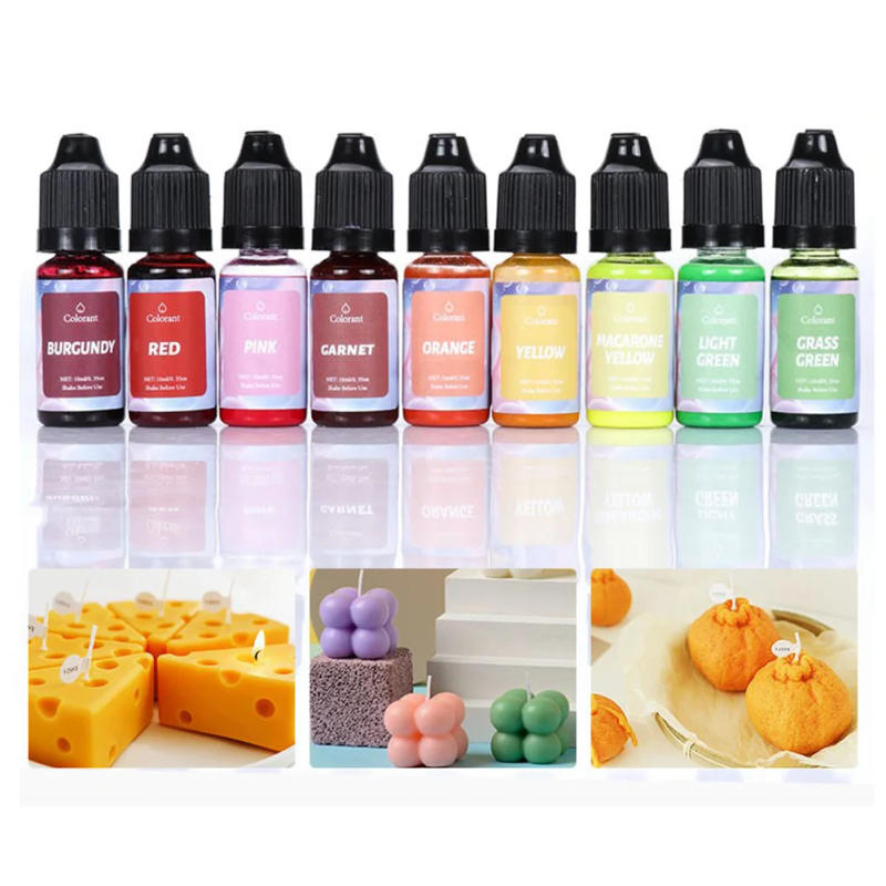 Description Picture 3 of item18 Colors Aromatherapy Candle Pigment Resin Pigment DIY Resin Mold Candle Soap Dye Liquid Dye Jewelry Making Supplies Tool