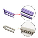 Small Size 24Pcs/Set Salon Nylon Hook & Loop Hair Rollers Set Hair Root Perm Rods Bars Curlers with Clips & Rubber Bands