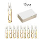 10pcs golden