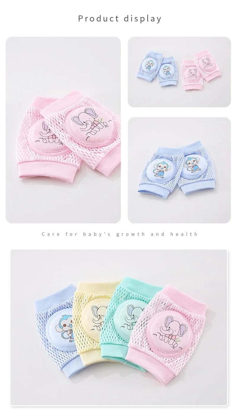 Description Picture 6 of itemBaby Knee Pads Kids Girl Crawling Elbow Protector Safety Toddlers Mesh Kneepad Leg Warmer Children Infants Boy Cushion Legging