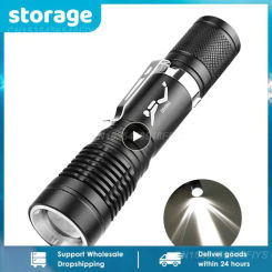 Flashlight Aluminum Alloy Professional Diving Flashlight Lamp Waterproof Diver Diving Flash Light Underwater 18650
