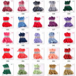 312--420--10 pieces  cross stitch    threads   / cross stitch embroidery thread / Custom   threads  colors