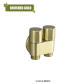 Brushed Gold valve