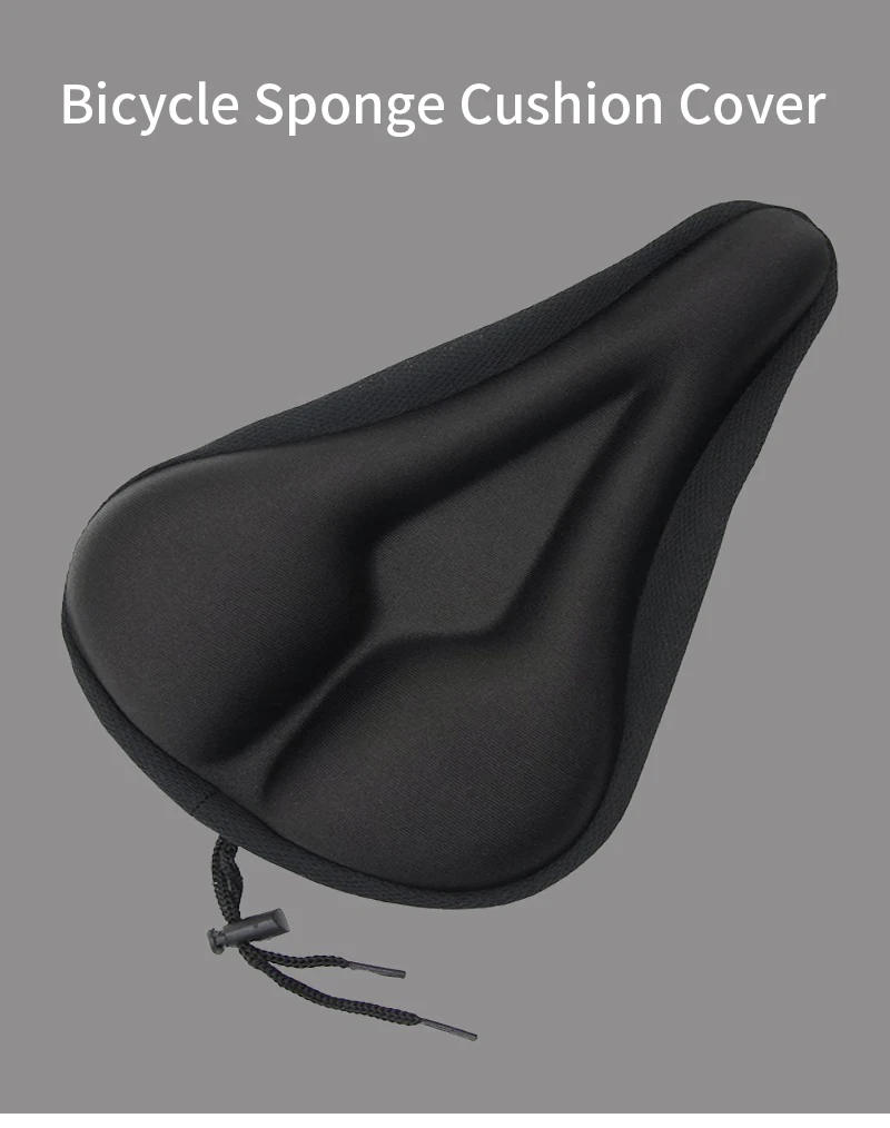 Description Picture 2 of itemBicycle Seat Breathable Bicycle Saddle Seat Soft Thickened Mountain Bike Bicycle Seat Cushion Cycling Gel Pad Cushion Cover