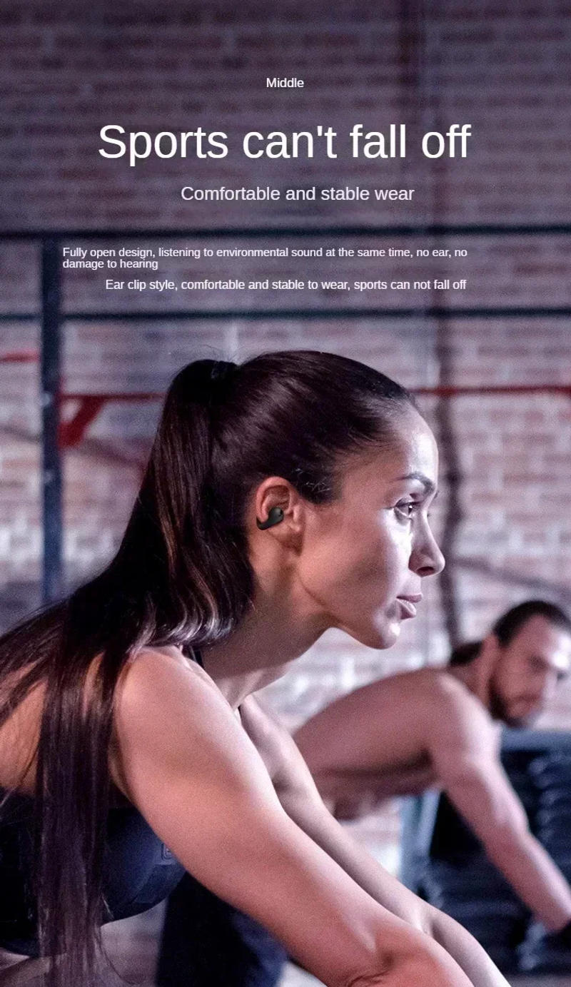 Description Picture 6 of itemWireless Bluetooth 5.3 Earphones Headphones Outdoor Sport Headset With Charging Bin Display HIFI Sound Earbuds for Xiaomi Huawei