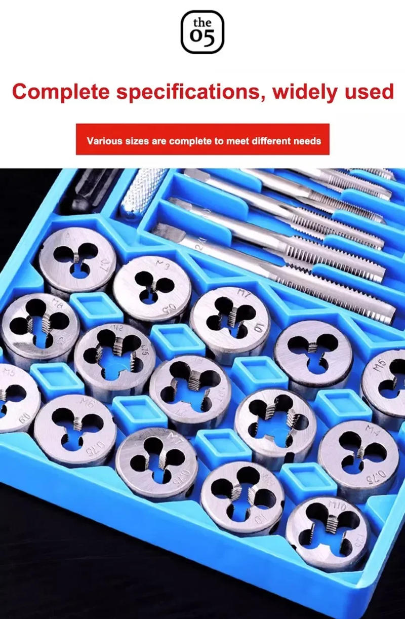 Description Picture 6 of itemSHAZAM M3-M12 Thread Tapping wrench Set Screw Taps Wrench Hand Use Drill Bits Threading Hardware Tools