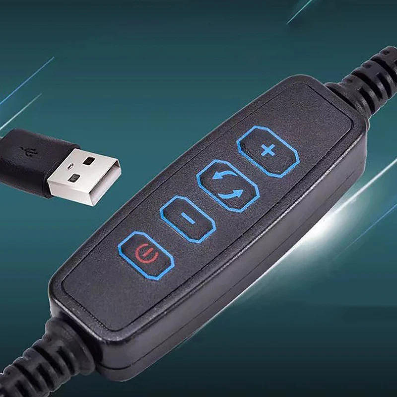 Description Picture 6 of item1.5M USB 5V LED Tri-color Dimming Color Switch Cable Dimmer 4-Key Controller 2CH For Low Voltage LED CCT Bicolor Light