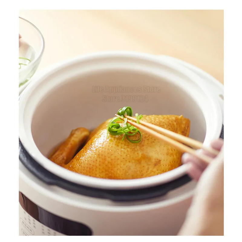 Description Picture 4 of itemOlayks Pressure Cooker 5 Liters Non-Stick Liner Rice Cooker 24 Hours Timing Reservation Electric Cooker 900W Fast Cooking Pot