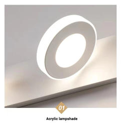 Bathroom Vanity Light Fixtures 4-Light LED Bathroom Lights 12W Mirror Lamp For Dresser Wall Mount Light Fixture Indoor Vanity