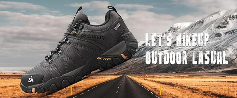 Description Picture 4 of itemHIKEUP Men Shoes Running Shoes For Men Lightweight Comfortable Breathable Walking Sneakers Hiking Shoes Casual Shoes