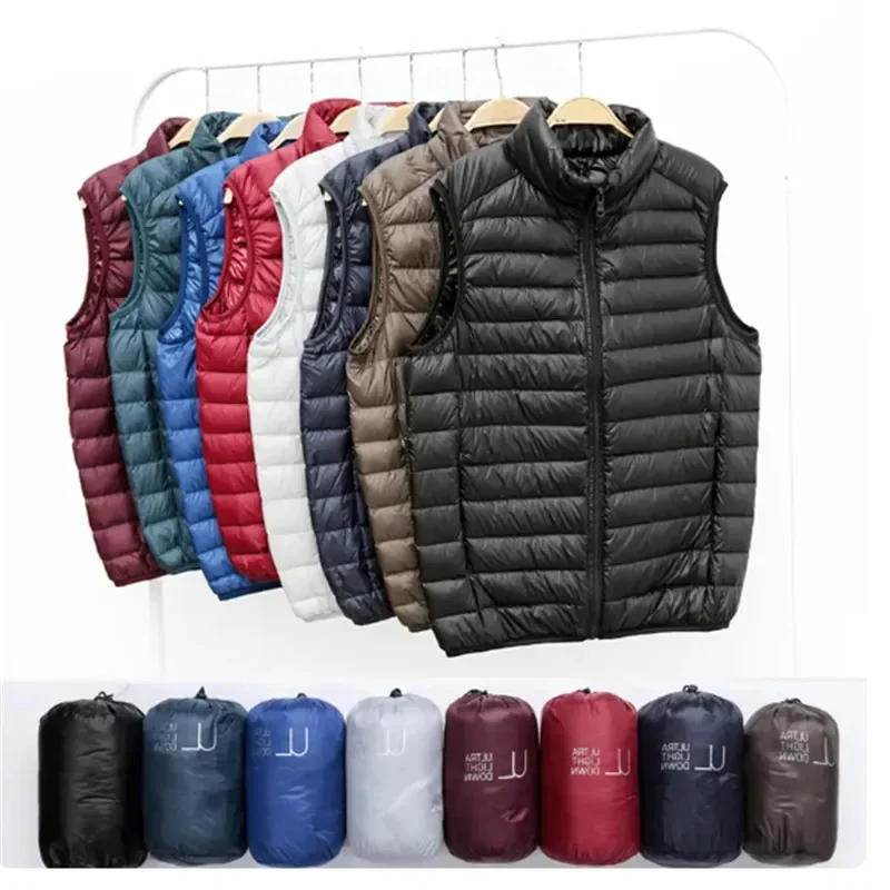 Description Picture 4 of item2024 Outdoor Leisure Vest Men Pure Cotton Slim Warm Solid Color Coat High Quality Design Selling Leisure Vest Men Men Jacket