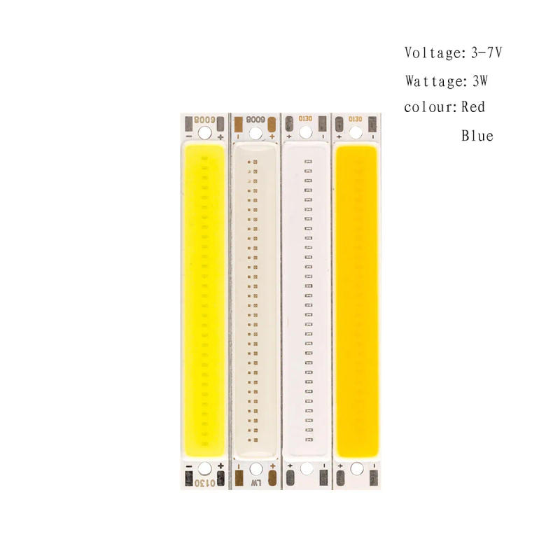 Description Picture 4 of item60x8mm 3W DC 3V 6V LED Chip On Board Bar Light Source Lamp for DIY Bicycle Working lamp