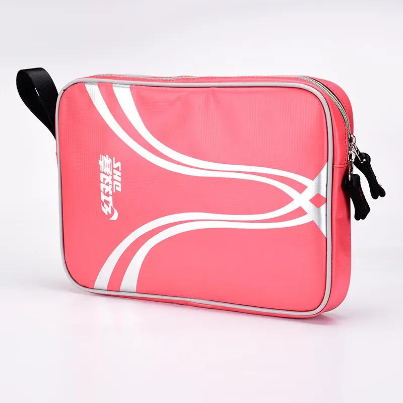 Description Picture 3 of item1 Pcs Original DHS  RC530 Table Tennis Racket Bag Big Capacity Waterproof Ping Pong Bat Protection Case for 2 rackets