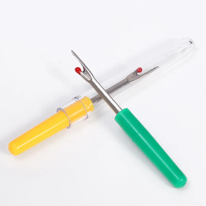 Description Picture 5 of item1/10pcs Sewing Thread Remover Seam Ripper Stitch Unpicker Sewing Tools Thread Cutter Plastic Handle Craft Tool Sewing Accessory