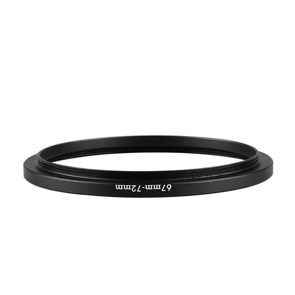 Description Picture 5 of itemAluminum Black Step Up Filter Ring 67mm-72mm 67-72 mm 67 to 72 Filter Adapter Lens Adapter for Iconic Brand Nikon Iconic Brand DSLR Camera Lens