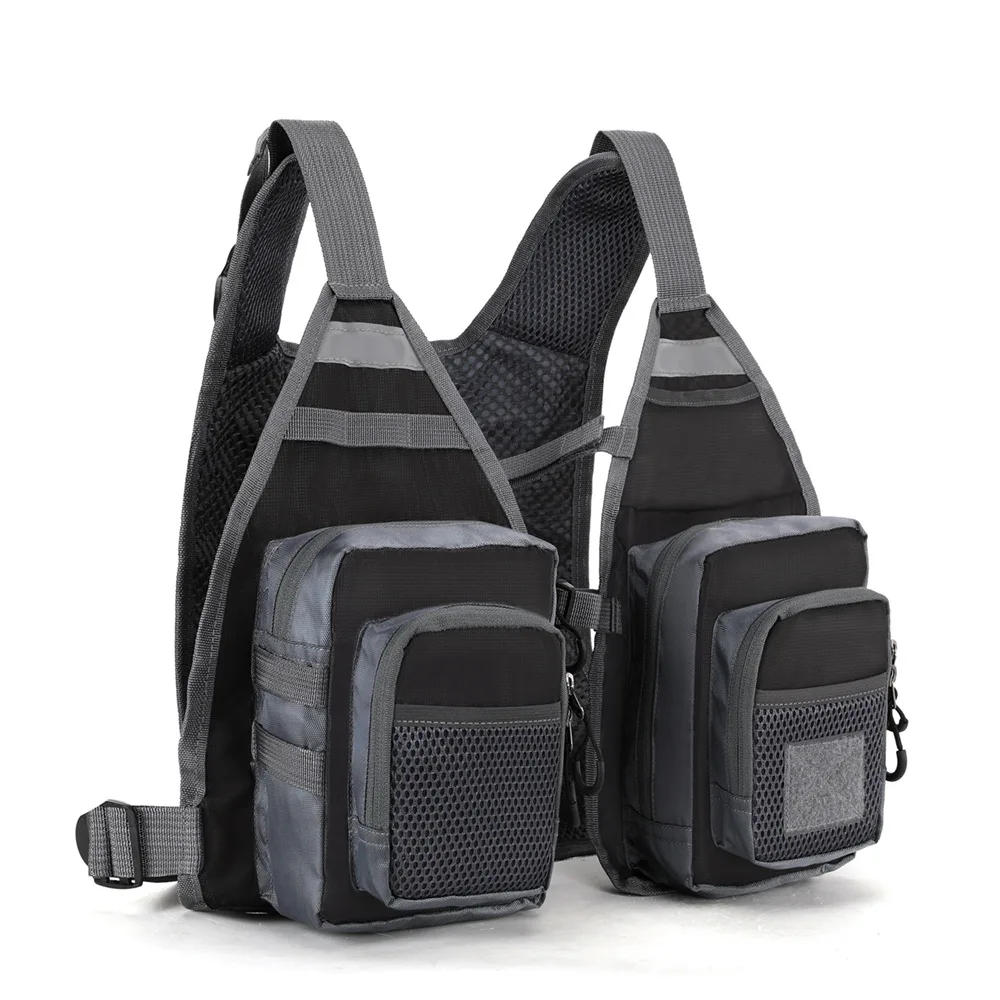 Description Picture 6 of itemUltra Lightweight Fly Fishing Vest for Men and Women Portable Chest Pack One Size Fits Most