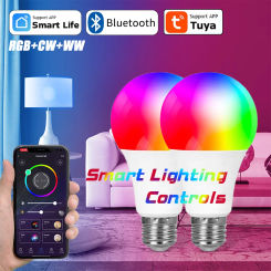 16 Colors RGB Bulb LED Lamp Multicolor Bulb LED Neon Light 220V E27 Base Household Lighting Bluetooth Remote Control Atmosphere