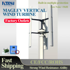 EU Deliver 5000w 5KW 10000W 15000W Vertical Axis Windmill Turbine High Voltage Generator 24V 48V With Wind Solar Hybrid System